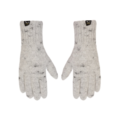 Salewa Wool Gloves Walk Wool - warm, 100% wool - light grey Women