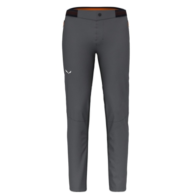 Salewa Softshell hiking trousers Pedroc 4 Durastretch for fast mountain sports activities long grey men