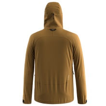 Salewa Hybrid Softshell Jacket Puez Powertex (windproof, waterproof) golden brown men's