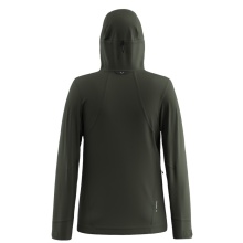 Salewa Hybrid Softshell Jacket Puez Powertex (windproof, waterproof) dark olive green ladies