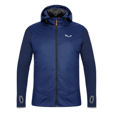 Salewa Hybrid Jacket Fanes Engineered Merino Hybrid (warm, windproof) dark blue Men