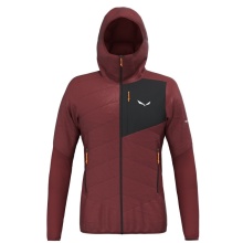 Salewa Isolation Hybrid Jacket Ortles TirolWool Responsive Hybrid (warm, water-repellent) burgundy Men