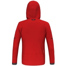 Salewa hiking jacket Pedroc 2.5-layer Powertex Light (hardshell jacket, lightweight, wind and waterproof) flame red men