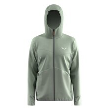 Salewa Hooded Jacket Puez Merino Durastretch (high wearing comfort) green men's