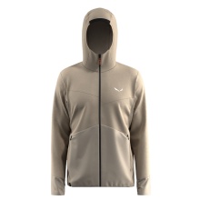 Salewa Hooded Jacket Puez Merino Durastretch (high wearing comfort) sand brown Men's