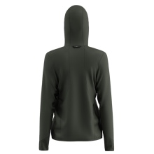 Salewa Hooded Jacket Puez Merino Durastretch (high wearing comfort) dark olive green ladies