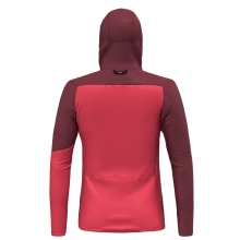 Salewa Hooded Jacket Sella Merino (breathable, 4-way stretch) burgundy Men