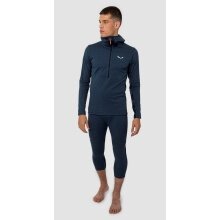 Salewa Thermo Long-Sleeve Boe Merino Half-Zip Hoodie (warm, quick-drying) navy blue Men