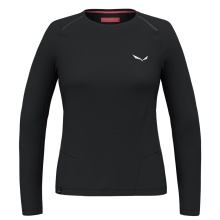 Salewa Long Sleeve Shirt Pedroc Dry (breathable, quick-drying, lightweight) Underwear black Women