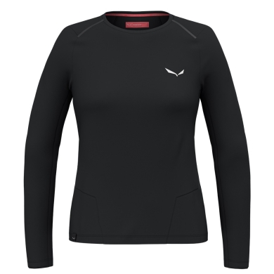 Salewa Long Sleeve Shirt Pedroc Dry (breathable, quick-drying, lightweight) Underwear black Women