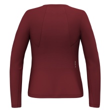 Salewa Long Sleeve Shirt Pedroc Dry (breathable, quick-drying, lightweight) Underwear burgundy Women