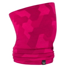 Salewa Tube Scarf (Neck Warmer) Icono Merino Necktube (warm and breathable) pink/camou