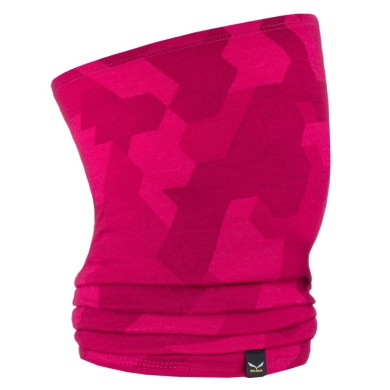 Salewa Tube Scarf (Neck Warmer) Icono Merino Necktube (warm and breathable) pink/camou