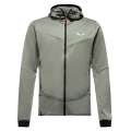 Salewa Fleece Jacket Sella Crevasse Hooded Jacket (warm, lightweight, high freedom of movement) shadow green men's