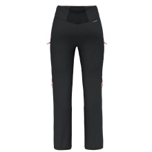 Salewa Softshell Ski Pants Sella 3-Layer Powertex (Hardshell Pants, Waterproof, Windproof) Black Women