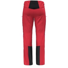 Salewa Softshell Ski Pants Sella 3-Layer Powertex (Hardshell Pants, Waterproof, Windproof) Flame Red/Black Men