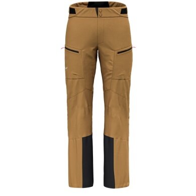 Salewa Softshell-Skihose Sella 3-Layer Powertex (Hardshell trousers, waterproof, windproof) gold/yellow Men