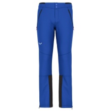 Salewa Winter Softshell Trousers Lagorai Durastretch (lightweight, water-repellent, breathable) electric blue Men