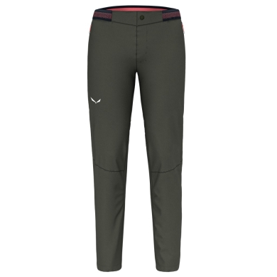 Salewa Wander Softshell Trousers Pedroc 2 Durastretch (light, water-repellent) long dark olive green Men