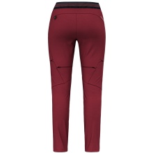 Salewa Wander Softshell Trousers Pedroc 2 Durastretch 2in1 (windproof, water-repellent) with zip-off legs burgundy Women