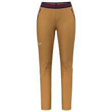 Salewa Wander Softshell Pants Pedroc 2 Durastretch Hybrid Pant (durable, water-repellent) long gold-brown Women