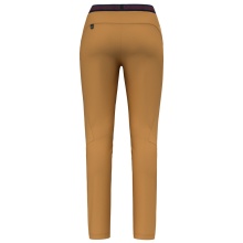 Salewa Wander Softshell Pants Pedroc 2 Durastretch Hybrid Pant (durable, water-repellent) long gold-brown Women