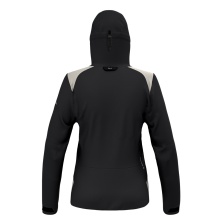 Salewa Softshell Jacket Sella Durastretch Hybrid (Hardshell, breathable, water-repellent) black/grey Women