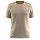 Salewa Sport T-Shirt Puez Hybrid Dry'Ton (high moisture transport) sand brown men's