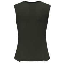 Salewa Tank Top Puez Merino Hybrid (Merino wool, ideal thermal regulation) olive green ladies