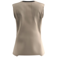 Salewa Tank Top Puez Merino Hybrid (Merino wool, ideal thermal regulation) sand brown ladies