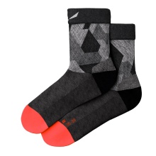 Salewa Trekking Sock Pedroc Camo Merino (durable, breathable) Short Socks Black/Grey Men - 1 Pair