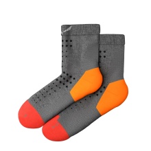 Salewa Trekking Sock Pedroc Merino (Moisture and Temperature Regulation) Short Socks Grey/Orange Ladies - 1 Pair