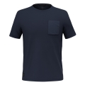 Salewa Leisure T-shirt Fanes Secret Poem Merino (4-way stretch, odor-neutralizing) navy blue Men