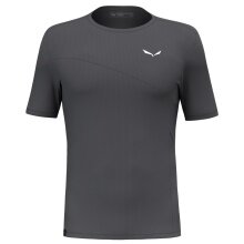 Salewa Sport T-shirt Puez Sporty Dry (quick-drying, 4-way stretch, odour-neutralising) grey Men