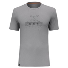 Salewa Sport T-shirt Pure Space Sheep Merino (4-way stretch, odour-neutralising) alloy grey Men