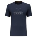 Salewa Sport T-shirt Pure Space Sheep Merino (4-way stretch, odour-neutralising) navy blue Men