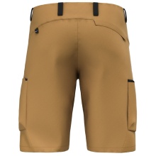 Salewa Trekking-Hiking Pants Puez Hemp Durastretch Short (breathable, durable) short gold-brown Men