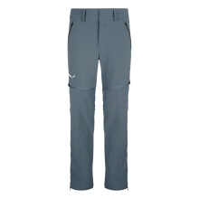 Salewa Softshell Hiking Trousers Talveno 2in1 DST (water-repellent) with Zip-off Legs Java Blue Men