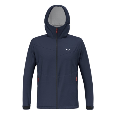 Salewa Trekking-Hiking Jacket Puez Powertex (2.5-Layer Hardshell Jacket, wind and waterproof) navy blue Men