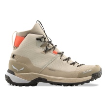 Salewa Hiking Boots Puez Knit Mid Powertex (Trekking, waterproof) sand brown Ladies