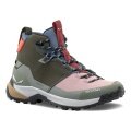 Salewa Hiking Shoes Puez Mid Powertex (Trekking, waterproof, breathable) olive green/multi-coloured Ladies