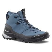 Salewa Hiking Shoes Puez Mid Powertex (Trekking, waterproof, breathable) java blue/black Men's