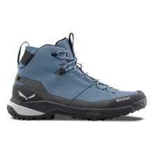 Salewa Hiking Shoes Puez Mid Powertex (Trekking, waterproof, breathable) java blue/black Men's