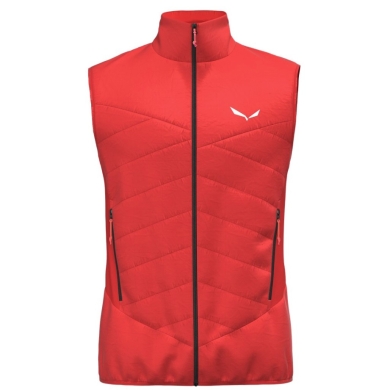 Salewa Outdoor Vest Ortles Hybrid TirolWool® Responsive (warm, windproof, water-repellent) flame red Men