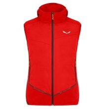 Salewa Softshell Vest Pedroc TirolWool (warm, wind-resistant, water-repellent) red Men