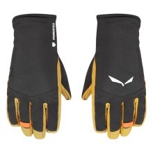 Salewa Winter Gloves Ortles PTX/TWR (insulated, warm and waterproof) black/yellow Men