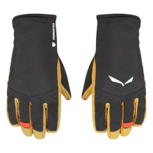 Salewa Winter Gloves Ortles PTX/TWR (insulated, warm and waterproof) black/yellow Women