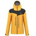 Salewa Hiking Winter Jacket Ortles 3L Powertex (3-layer hardshell, waterproof and windproof) yellow Men