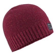 Salewa Wool Hat (Beanie) Alpine Wool (soft, warm, ribbed) bordeaux - 1 piece