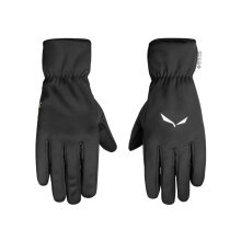 Salewa Softshell Gloves Ws Finger (water-repellent, windproof and breathable) black